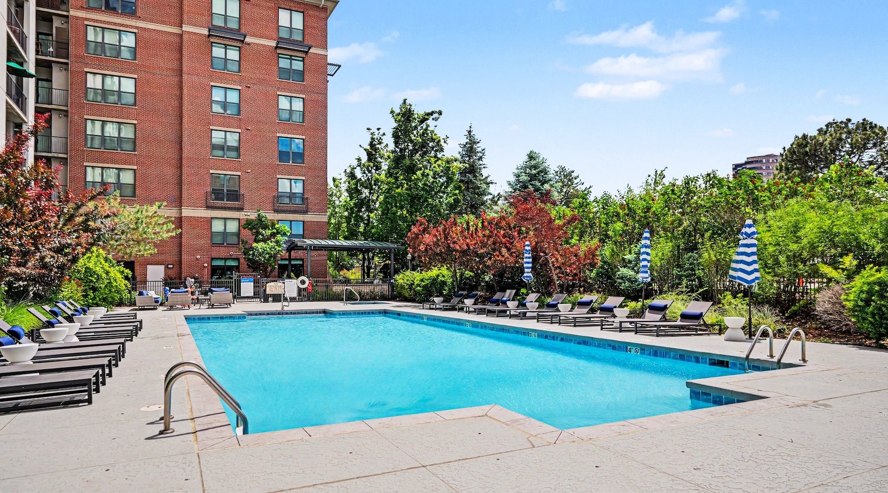View of resort style pool