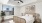 Bedroom with natural lighting and high ceilings