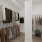 Walk-in close with wire shelving